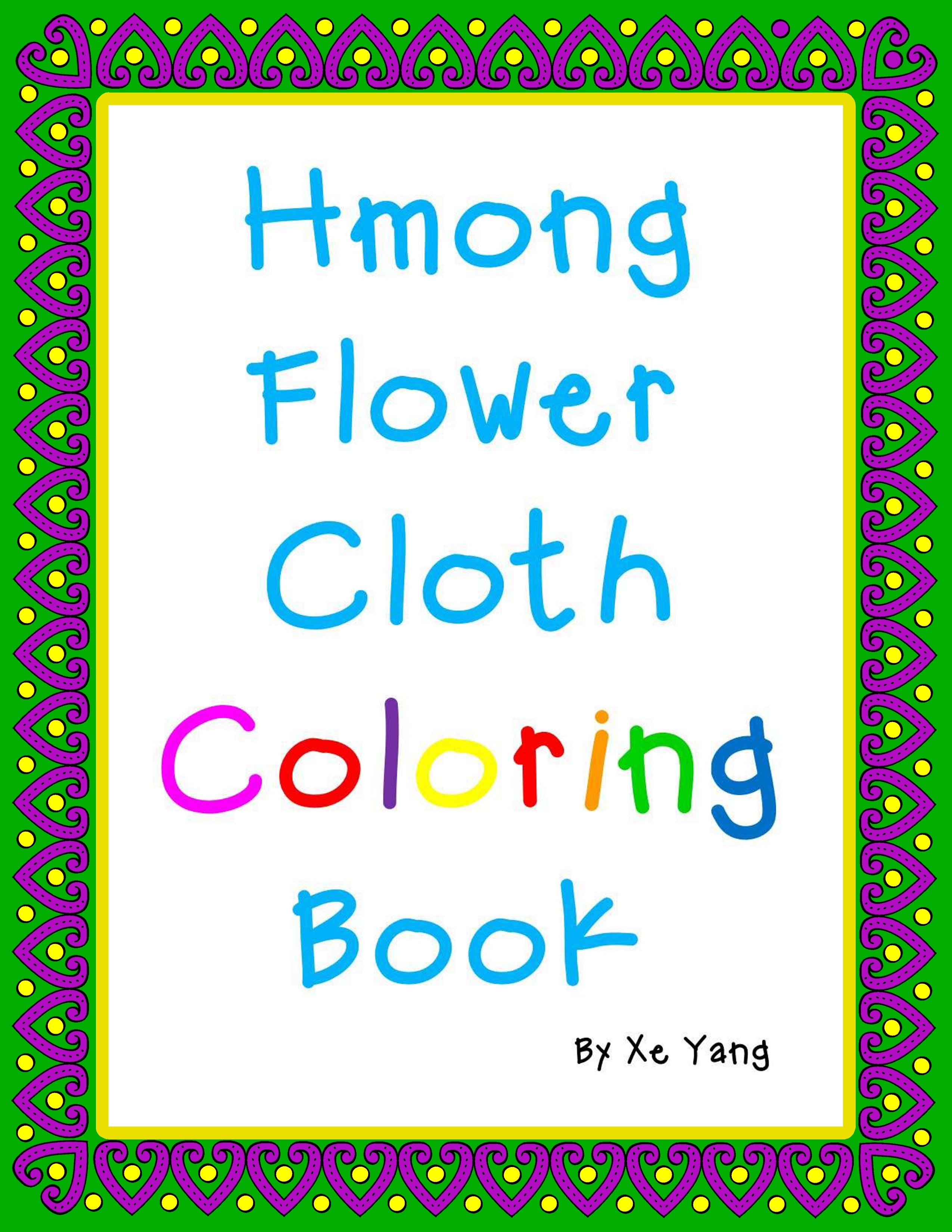 Printable: Hmong Coloring Book – CAMACrafts Store